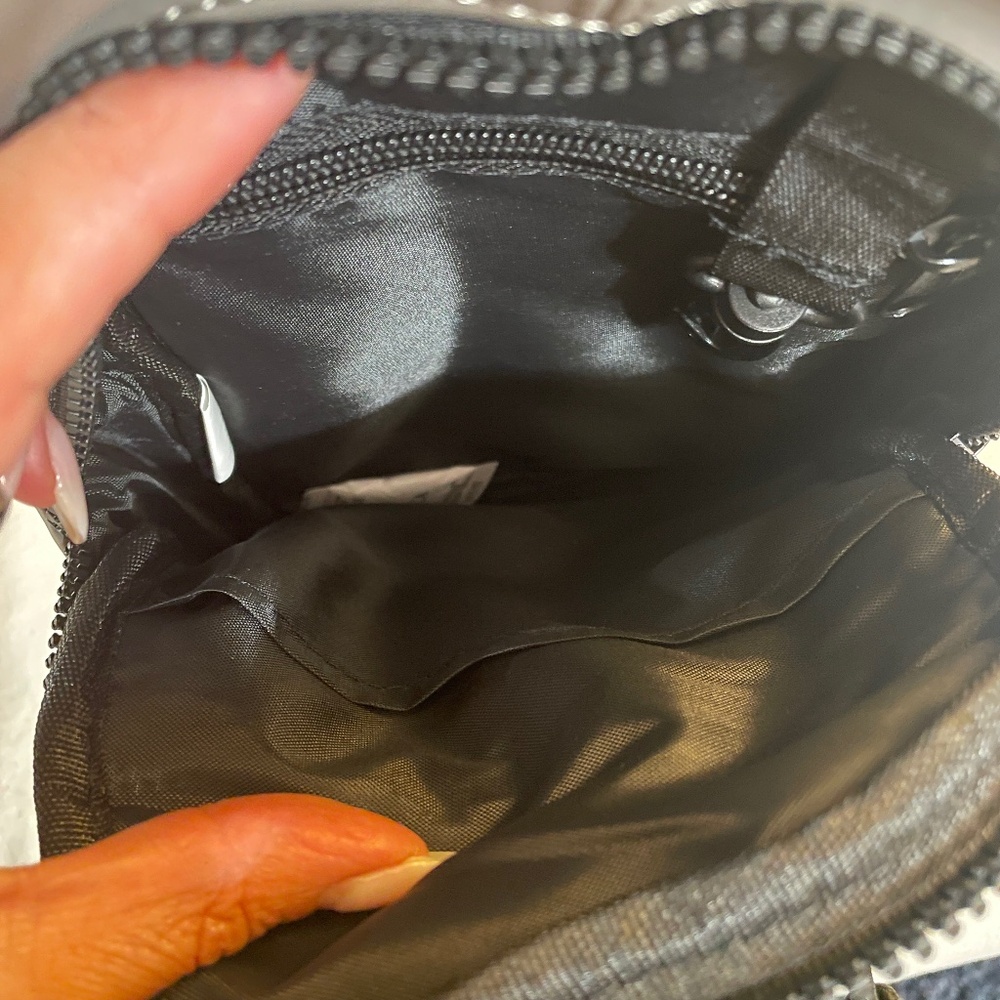NWT DUCHAMP Versatile Unisex Rubberized Utility Sling Bag - Color: Taupe/Gray - Picture 12 of 14